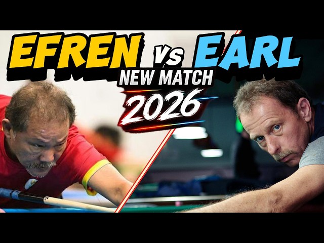 Is This Their Last Match Ever?  Efren Reyes  vs  Earl Strickland | 10 Ball - Race to 9