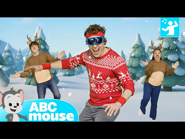 🦌 Reindeer Games Dance Party! | Move with Jason 🎶 | Brain Break & Exercise | ABCmouse Song for Kids