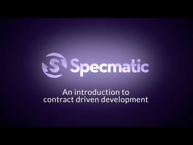 Specmatic - Contract Driven Development - Micro-services done right without the pain of integration