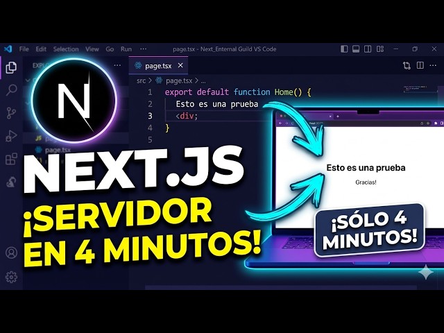 Crear y Levantar un Servidor Next.js desde Cero (¡En 4 Minutos!)