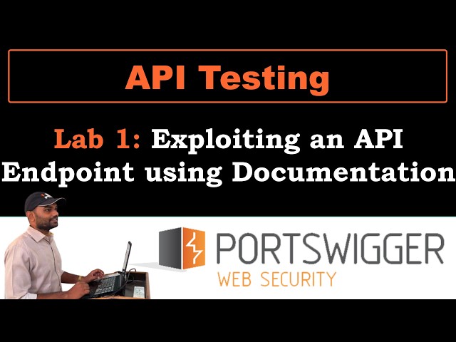 API Testing 1 | Exploiting an API endpoint using documentation