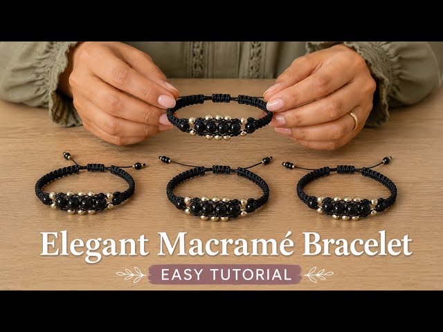 Brilliant Idea ⭐️ Everyone Will Want This Macramé Bracelet!