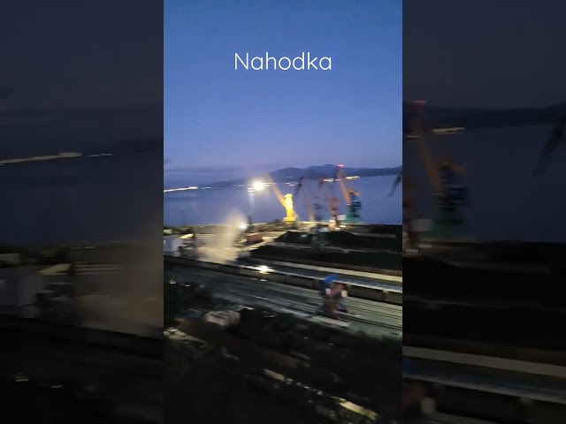 Nahodka port on Japan Sea