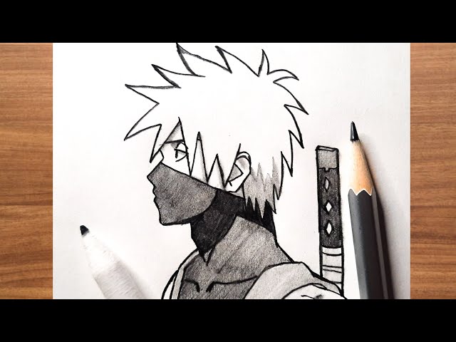 How to Draw Kakashi Hatake Easy | Kakashi Drawing Tutorial 