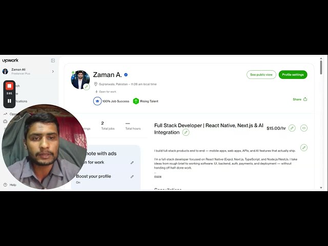 Full Stack Developer, AI and Next js Solutions