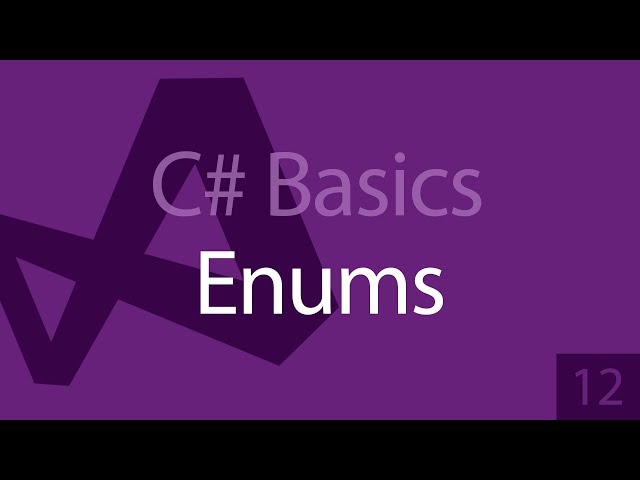 C# Programming Tutorials: Beginners 12 Enums, What are they?