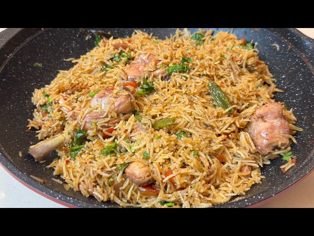 ഞാനും ഉണ്ടാക്കി Special Viral Chicken Pulao 👌😋 | Masaledar Chicken Pulao Recipe | Easy Chicken Rice