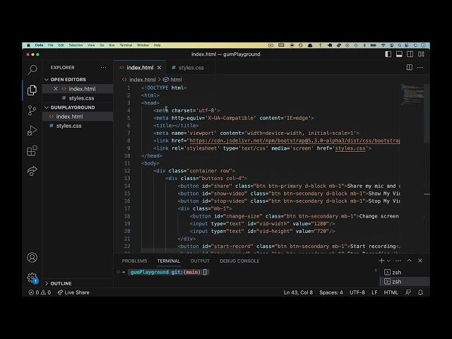 Introduction to WebRTC #4 - Project Setup