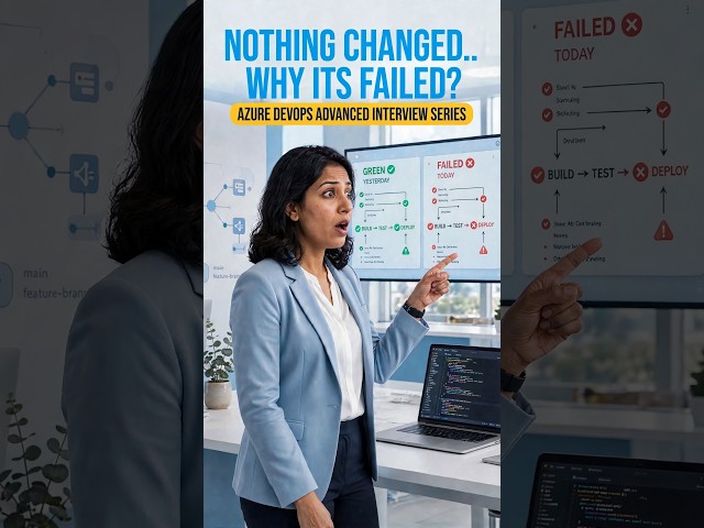 Azure DevOps Interview: Same Code, Pipeline Failed Today — Why? 🚨 - geethascloud