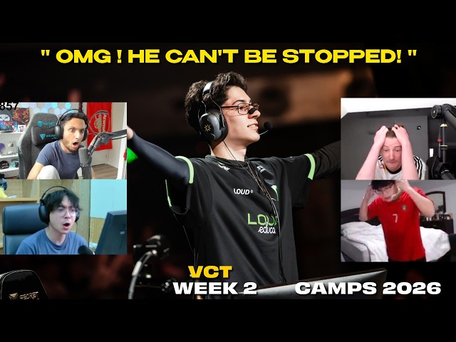 Valorant Streamers Reacts to The Best VCT Plays of WEEK #2  | Champions 2026
