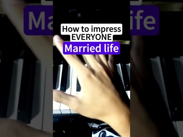 Married life - easy piano tutorial