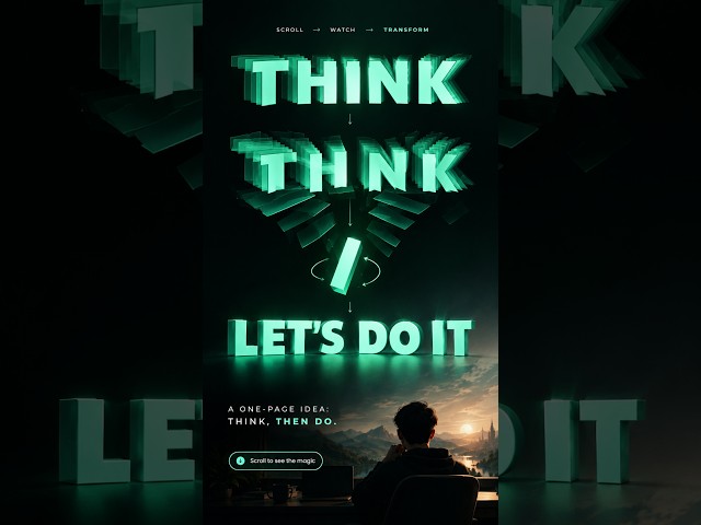 **What if scrolling could actually change the design? 👀**