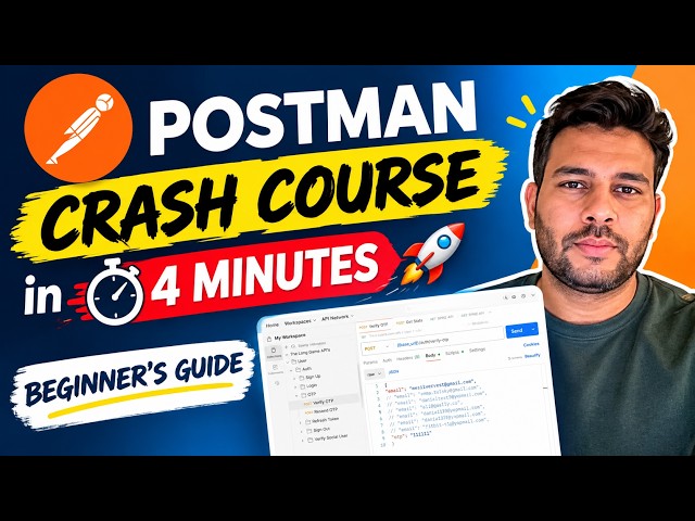 Postman Crash Course in 4 Minutes 🚀 | API Testing Quick Guide