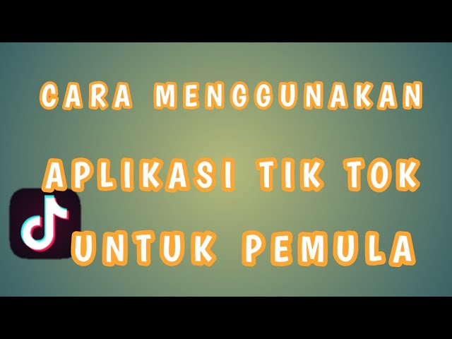 How to Use the TikTok Application for Beginners