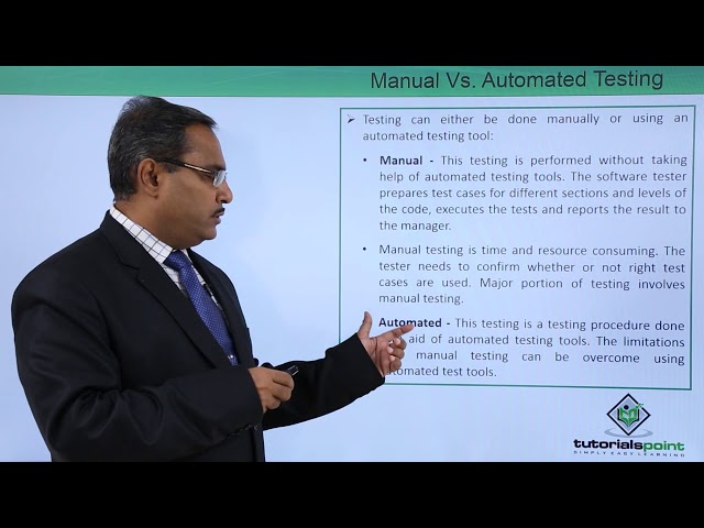 Manual Vs  Automated Testing