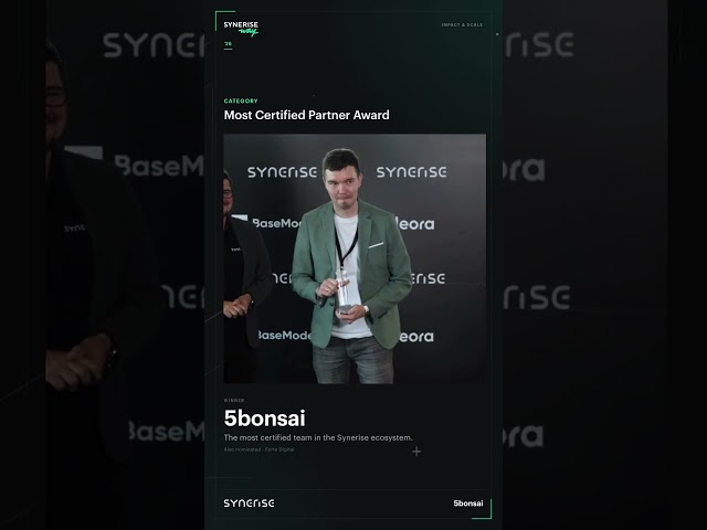 How 5BONSAI Became Synerise's #1 Certified Partner #SyneriseWay #shorts