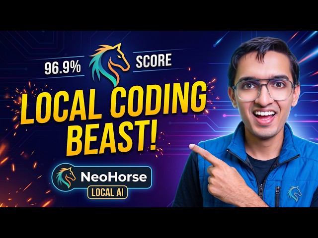 This 4B Local AI Scores 96.9% on Coding! (NeoHorse Agent Setup)
