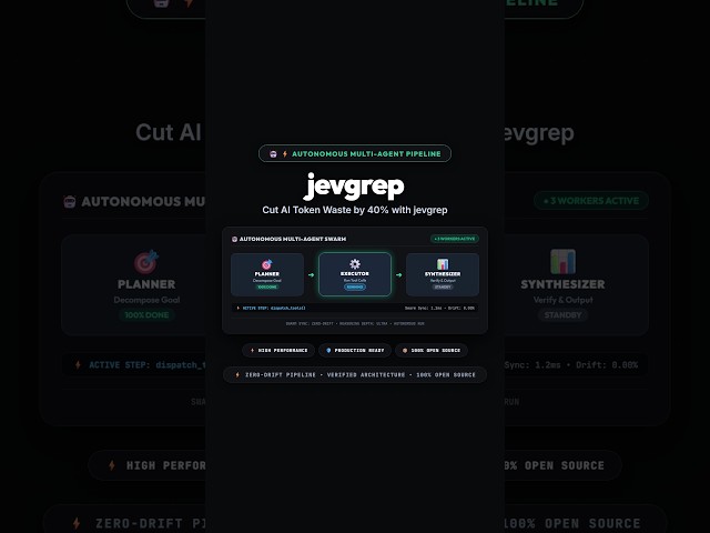 Cut AI Token Waste by 40% with jevgrep 🤖