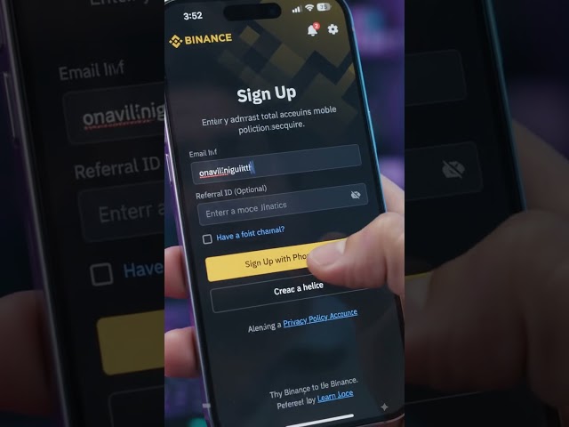 Cómo Crear Cuenta en Binance
