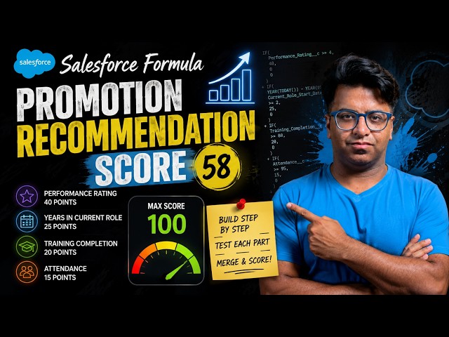 Salesforce Formula Fields Tutorial | Build a Promotion Recommendation Score Step by Step | Video 58