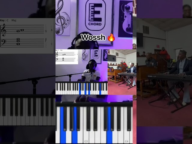 Kirk Franklin's on the keys #shorts #fyp #piano #passingchords #pianobreakdown