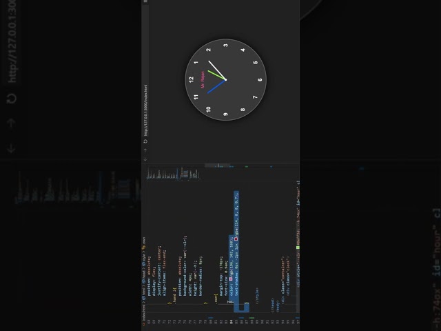 Make AnalogClock with html by Mr. Rajan