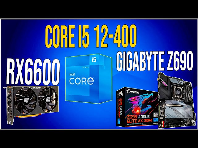 Unboxing and review: The perfect combination for gamers! Intel Core i5-12400 and PowerColor RX 6600.