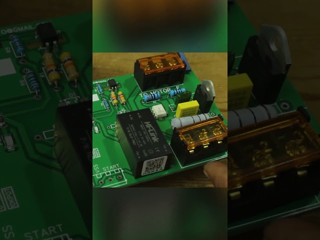 230V motor speed controller board #electronic #diy #pcb #jlcpcb