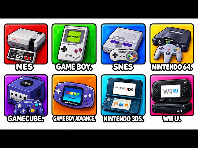 Every Famous Nintendo Explained in 13 Minutes!