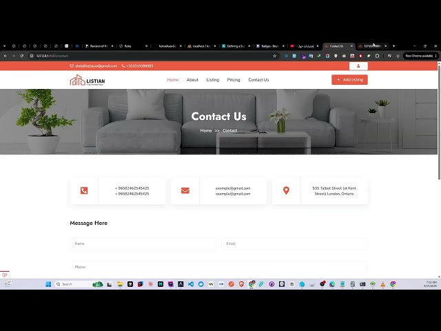 توقف عن الأكواد الفارغة! ابني فورم تواصل حقيقي (Send Form) بـ Laravel  | حلقة 50