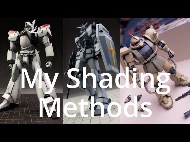 Gunpla Shading Tutorial Pre-shading and Highlighting How do I paint them