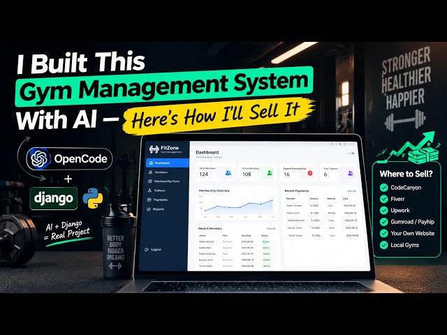 I Built This Gym Management System With AI — Here’s How I’ll Sell It