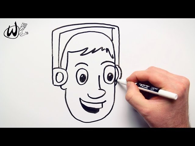 How to Draw a Boy - Drawing Doodle Words to Cartoon