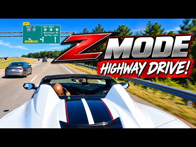 C8 Z06 Z07 Z MODE Setup! My Perfect Corvette Settings + Highway Drive