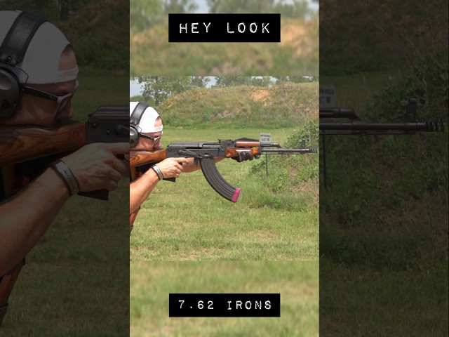 AK Iron sights won't hurt you