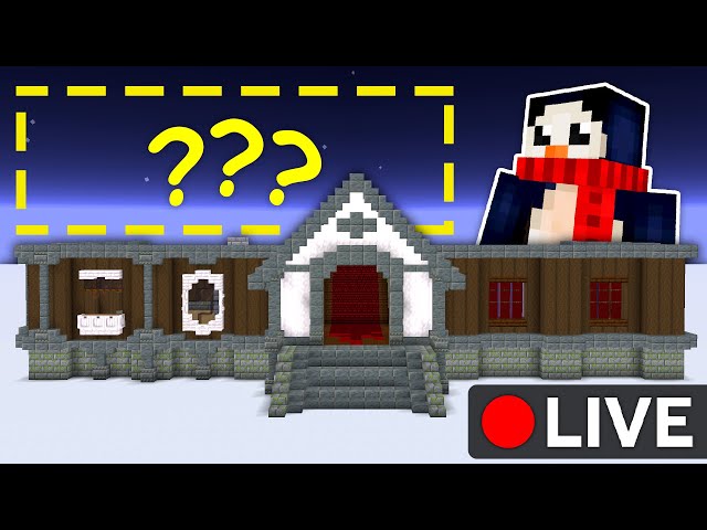 🔴 FINISHING the 10 Builders vs. Minecraft Haunted Mansion!