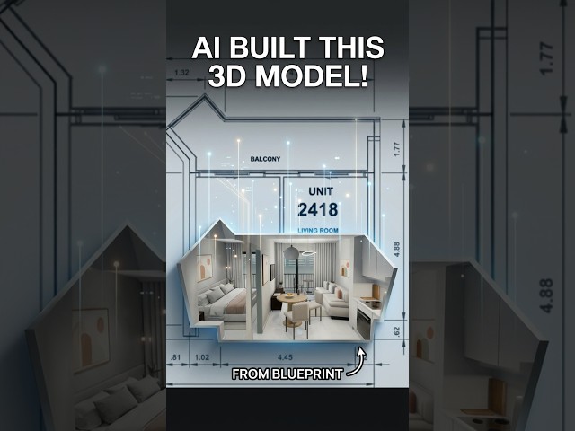 I Used AI to Build a 3D Model From a Blueprint