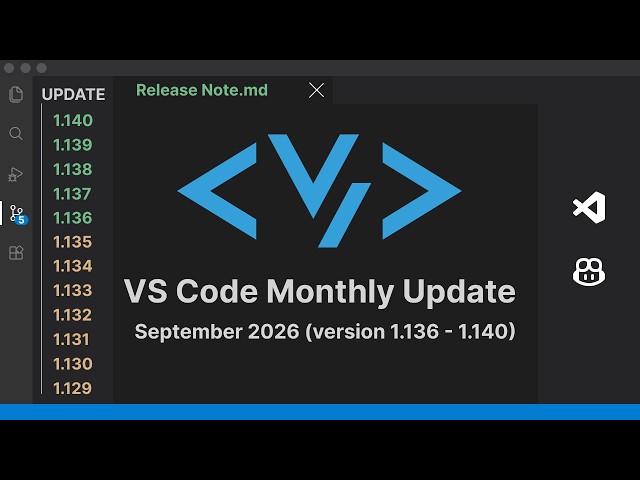 VS Code Monthly Update September 2026