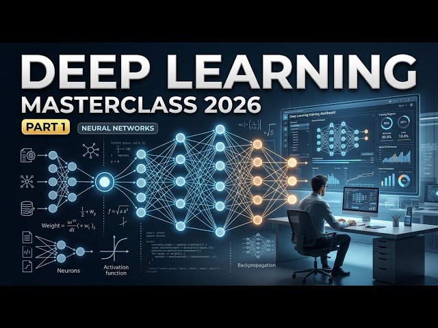Deep Learning Masterclass 2026 Part 1 | Neural Networks from Beginner to Advanced