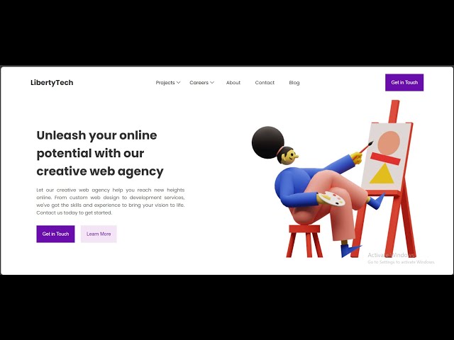 Responsive Navbar and Hero Section with HTML, CSS, and JavaScript - Beginner to Pro Tutorial