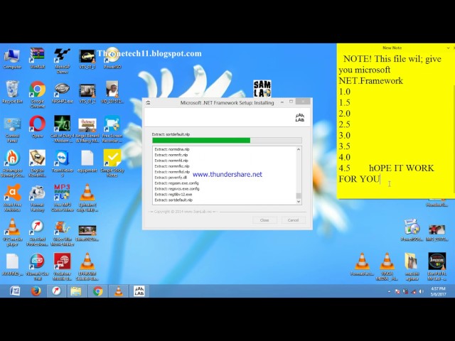 How to install NET.Framework 1.5, 2.0, 2.5, 3.0, 3.5, 4.0, 4.5.  for one app.