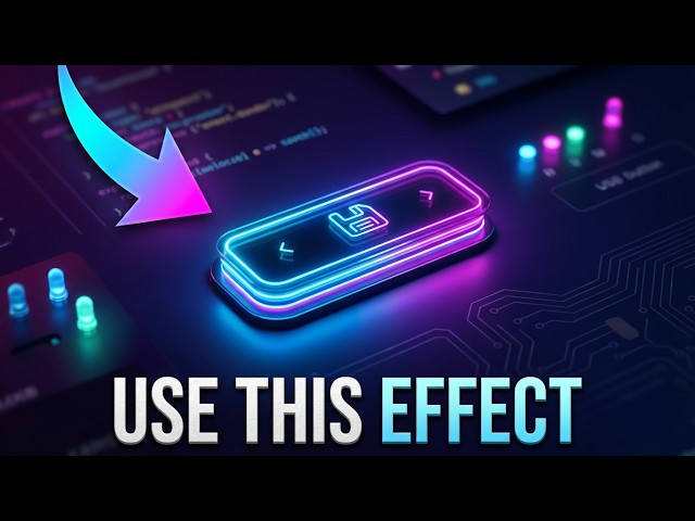 Neon Button Animation Tutorial: Make Your Website Pop with This CSS Trick 🛑