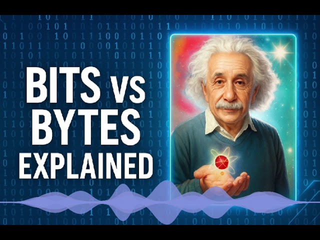 Bits vs Bytes Explained | Simple Computer Science Basics