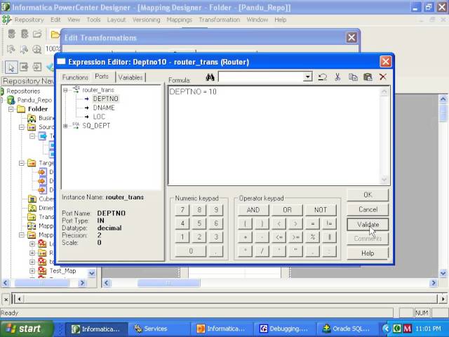 Informatica Router Transformation