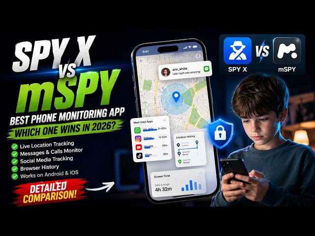 SpyX vs mSPY Comparison: Best Phone Monitoring App in 2026