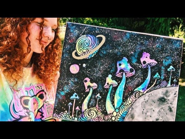 HOW TO MAKE TRIPPY ART (PAINT WITH ME!)