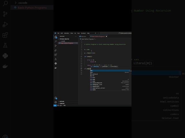 Python Program to Check Armstrong Number Using Recursion