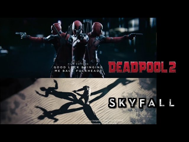 Deadpool 2 vs James Bond Skyfall | Intro scene comparision
