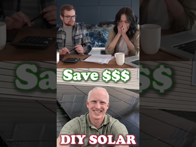 Save $$$ with DIY Solar #solarpower #diy #solar