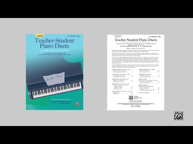 Staff Picks: Easy Teacher-Student Piano Duets